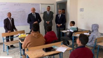 وزير التربية والتعليم ومحافظ أسوان يتفقدان 6 مدارس بإدارة إدفو