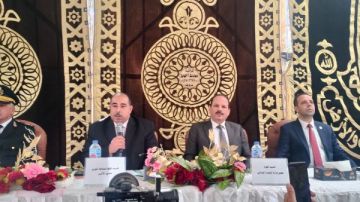 جلسة صلح تنهي خصومة ثأرية استمرت سنوات في بنى سويف