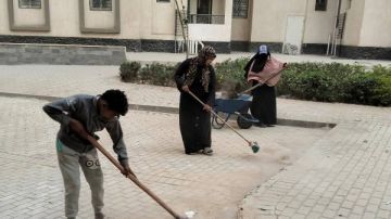 جهاز حدائق أكتوبر يكثف أعمال النظافة بمنطقة فالي تاورز جهاز حدائق أكتوبر يكثف أعمال النظافة بمنطقة فالي تاورز