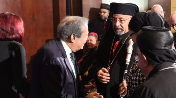 الأنبا إسحق يحتفل مع اللجنة الأسقفية بمرور 60 عاما على وثيقة Nostra Aetate الأنبا إسحق يحتفل مع اللجنة الأسقفية بمرور 60 عاما على وثيقة Nostra Aetate