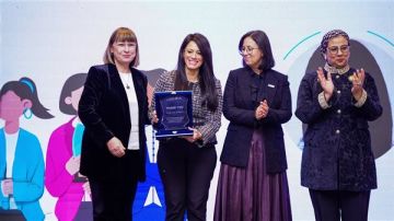 الأمم المتحدة تكرم رانيا المشاط ضمن القيادات النسائية الملهمة في احتفالية بكين 30 الأمم المتحدة تكرم رانيا المشاط ضمن القيادات النسائية الملهمة في احتفالية بكين 30