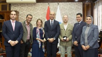 جامعة دمنهور تستقبل وفد جامعة إكستريمادورا لتعزيز التدويل الأكاديمي