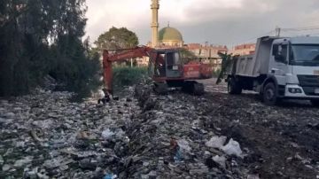 الدقهلية.. تطهير ترعة قرية تلبانة ورفع تراكمات القمامة حفاظا على المجاري المائية