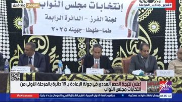 حصر عددي دائرة طهطا سوهاج.. مصطفى أبو دومة يتصدر نتائج انتخابات مجلس النواب 2025