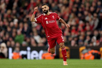قبل التحاقه بمنتخب مصر.. صلاح يشارك متابعيه إحصائية له في البريميرليغ