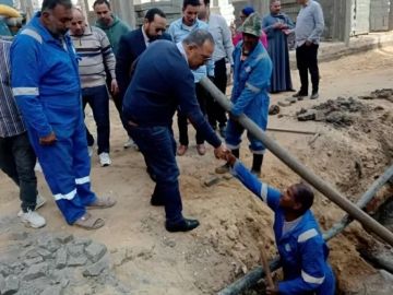 مياه القناة تجري أعمال تجميل وتطوير لمحطات الإقليم