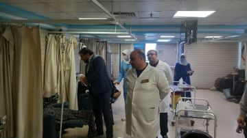 مدير فرع التأمين الصحي بالغربية يتفقد عيادات من المجمع الطبي