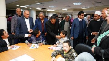 بورشة رسم للأطفال.. ذوى الهمم يشاركون فى احتفالات مطروح بعيدها القومى