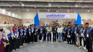 جامعة المنيا تطلق زيارة ميدانية لطلابها إلى معرض إيديكس للصناعات العسكرية جامعة المنيا تطلق زيارة ميدانية لطلابها إلى معرض إيديكس للصناعات العسكرية