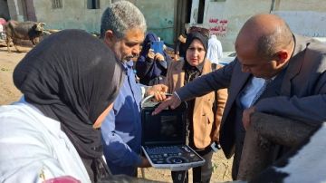 قافلة بيطرية شاملة بقرية الإسراف بكفر الشيخ