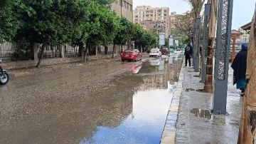 محافظ المنوفية يتفقد جهود شفط مياه الأمطار والتعامل مع موجة الطقس السيئ