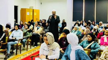 ندوة توعوية حول التشكيك والحيرة ونشر روح التشاؤم بكلية علوم الرياضة المنصورة ندوة توعوية حول التشكيك والحيرة ونشر روح التشاؤم بكلية علوم الرياضة المنصورة