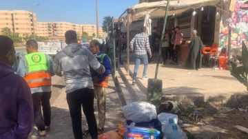 جهاز حدائق أكتوبر يكثف حملات رفع الإشغالات وضبط الباعة الجائلين صور