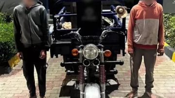 ضبط شخصين سرقا مبرد مياه من أمام مصنع ببني سويف