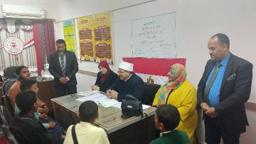 رئيس منطقة الوادي الجديد الأزهرية يتفقد فعاليات مسابقة مداد - اقرأ وارتق رئيس منطقة الوادي الجديد الأزهرية يتفقد فعاليات مسابقة مداد - اقرأ وارتق