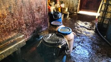 ضبط 5 مصانع غير مرخصة لتعبئة زيوت مجهولة المصدر بعلامات تجارية مقلدة ضبط 5 مصانع غير مرخصة لتعبئة زيوت مجهولة المصدر بعلامات تجارية مقلدة