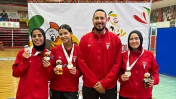 وتتوالي النجاحات.. مصر ترفع حصيلة البعثة بدورة الألعاب الأفريقية للشباب إلى 52 ميدالية وتتوالي النجاحات.. مصر ترفع حصيلة البعثة بدورة الألعاب الأفريقية للشباب إلى 52 ميدالية