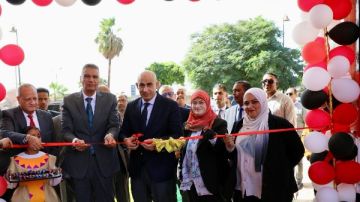 وزير التعليم ومحافظ أسوان يفتتحان مشروع الصيانة الشاملة لمدرسة أحمد أبا زيد للغات وزير التعليم ومحافظ أسوان يفتتحان مشروع الصيانة الشاملة لمدرسة أحمد أبا زيد للغات