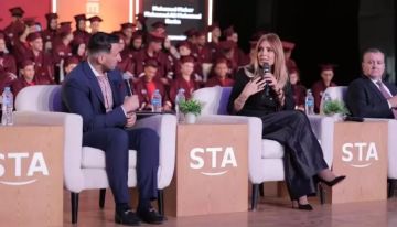 وكيل محافظ البنك المركزي للمسئولية المجتمعية تشارك في حفل التخرج السنوي لأكاديمية السويدي للتعليم الفني وكيل محافظ البنك المركزي للمسئولية المجتمعية تشارك في حفل التخرج السنوي لأكاديمية السويدي للتعليم الفني