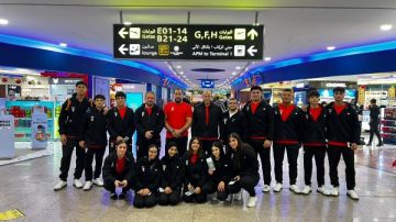 الفوج الثاني لبعثة مصر يغادر لأنجولا للمشاركة بدورة الألعاب الأفريقية الفوج الثاني لبعثة مصر يغادر لأنجولا للمشاركة بدورة الألعاب الأفريقية