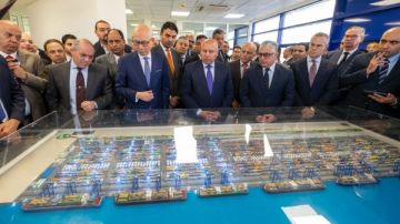 بدء التشغيل التجريبي لأكبر محطة حاويات بميناء السخنة بطاقة 3.5 مليون حاوية سنويا