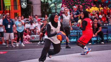 منتخب السيدات المصري للأولمبياد الخاص يتوج بالميدالية الذهبية في كأس العالم لكرة السلة الموحدة 3 3