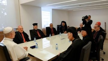 بطريرك الإسكندرية يشارك في لقاء بابا الفاتيكان ببطاركة الشرق الكاثوليك