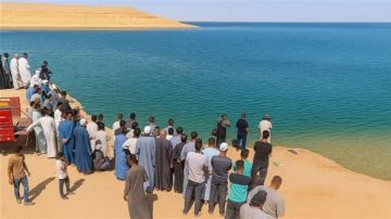 غرق شاب في بحيرة البهنسا ببني مزار شمال المنيا