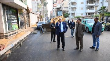 محافظ الغربية يتابع ميدانيا أعمال رصف وتطوير شوارع بالمحلة الكبرى محافظ الغربية يتابع ميدانيا أعمال رصف وتطوير شوارع بالمحلة الكبرى