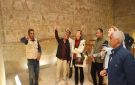 بعثة الاتحاد الأوروبي تزور متحف ملوي ومنطقة بني حسن الأثرية بالمنيا