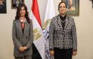 المستشارة أمل عمار تستقبل الدكتورة منى مراد مؤسسة مؤتمر المديرات التنفيذيات