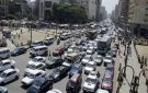 كثافات مرورية متحركة بشوارع القاهرة والجيزة