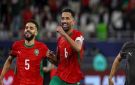 محمود بنتايك يحتفل بتأهل المغرب إلى نهائي كأس العرب شاهد