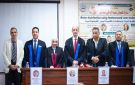 رئيس جامعة بني سويف يناقش رسالة ماجستير حول تعقيم المياه باستخدام تقنية ليزر الفيمتوثانية