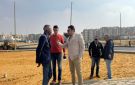 رئيس القاهرة الجديدة يتفقد أعمال تطوير مدخل مشروع سكن مصر بأرض المعارض صور