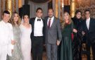 أركان فؤاد ونادية مصطفي يحتفلان بزفاف كريمتهما بحضور النجوم صور