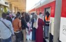 السكة الحديد تسيير الرحلة 44 لقطارات العودة الطوعية لنقل لأشقاء السودانيين.. صور