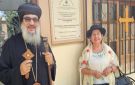 نيافة الأنبا يوسف يستقبل وزيرة الخارجية البوليڤية السابقة
