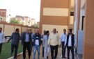 رئيس جهاز تنمية مدينة بدر يزور مدرسة كليوباترا الثانوية للبنات