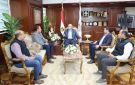 محافظ بني سويف يبحث مع رئيس هيئة تنمية الصعيد مستجدات المشروعات الجارية بعدد من المراكز