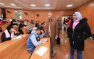 رئيس جامعة كفر الشيخ يتفقد امتحانات كليات الأهلية .. صور