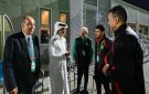 طولان والحضرى وأحمد حسن يستقبلون وزير الشباب و الرياضة القطري فى مران المنتخب