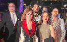 إلهام شاهين تخطف الأنظار وسط عائلتها فى مهرجان شرم الشيخ للمسرح الشبابي