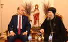 رئيس جامعة أسيوط يهنئ الأنبا يؤانس بمناسبة ترقيته مطرانا لإيبارشية الاقباط الأرثوذكس