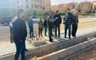 رئيس جهاز حدائق أكتوبر يتابع خطة تطوير ورفع كفاءة الطرق