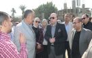 محافظ بنى سويف يتفقد الأعمال الجاري تنفيذها بمشروع المرسى السياحى شرق النيل