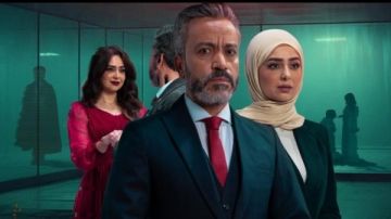 سامح حسين وهبة مجدي يحتفلان بالعرض الخاص لفيلم استنساخ اليوم