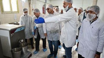 لجنة من وزارة الصناعة تتفقد مصانع شركة بلبن لمنتجات الألبان