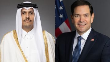 روبيو ورئيس الوزراء القطري يجريان مباحثات بشأن غزة ولبنان وسوريا روبيو ورئيس الوزراء القطري يجريان مباحثات بشأن غزة ولبنان وسوريا