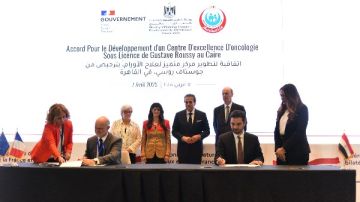 وزراء الصحة والتعاون الدولي والاقتصاد بمصر وفرنسا يشهدون توقيع 4 اتفاقيات مع سانوفي وجوستاف